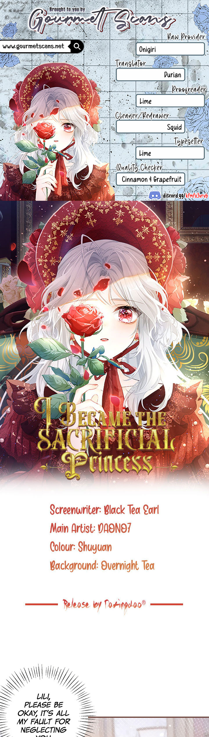 I Became the Sacrificial Princess Chapter 38 - Page 1