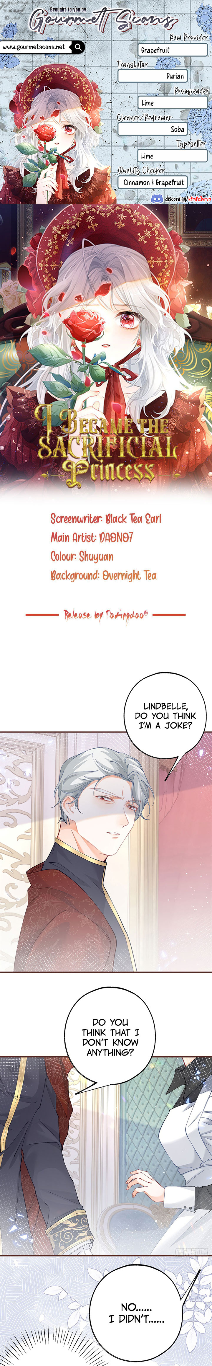I Became the Sacrificial Princess Chapter 39 - Page 1