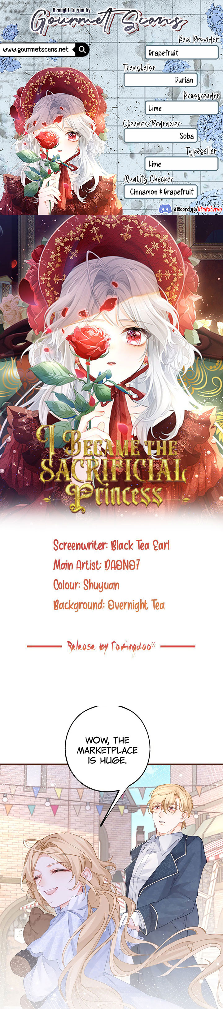 I Became the Sacrificial Princess Chapter 40 - Page 1