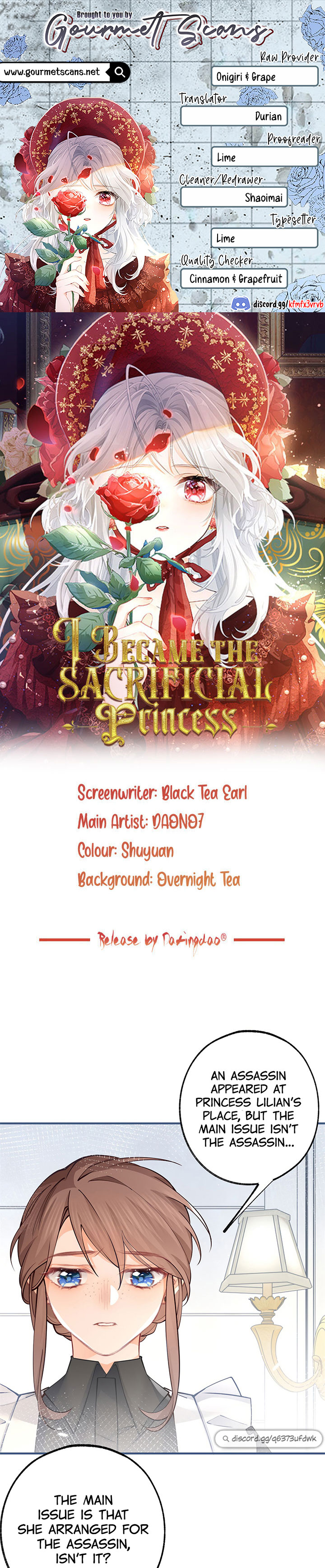 I Became the Sacrificial Princess Chapter 51 - Page 1