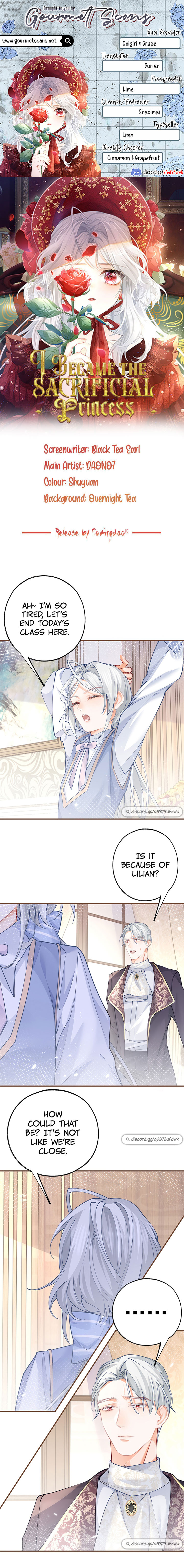 I Became the Sacrificial Princess Chapter 52 - Page 1