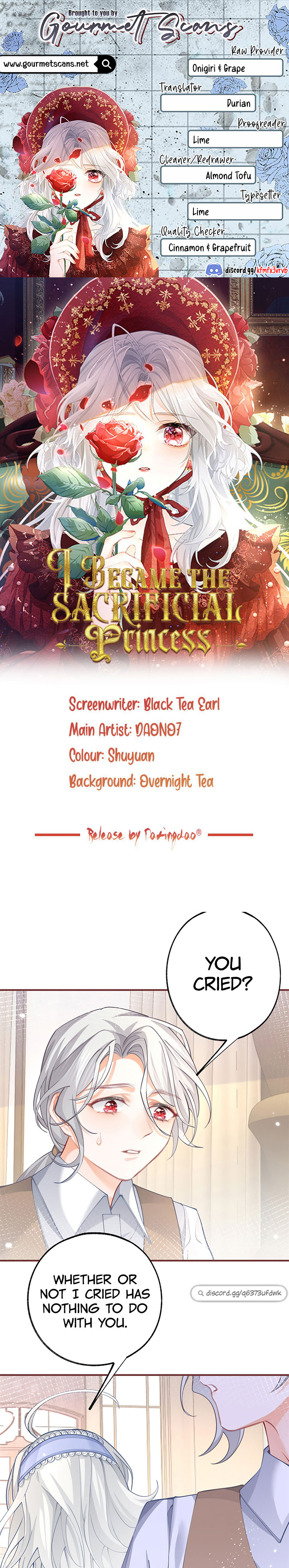 I Became the Sacrificial Princess Chapter 54 - Page 1