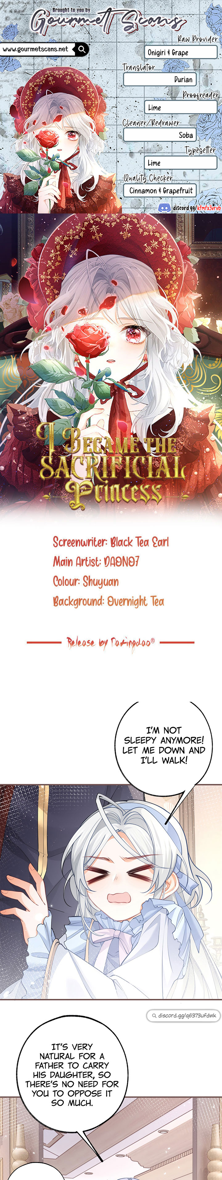 I Became the Sacrificial Princess Chapter 55 - Page 1
