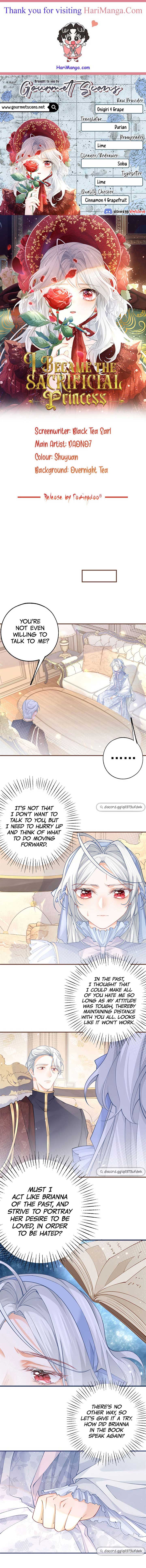 I Became the Sacrificial Princess Chapter 56 - Page 1