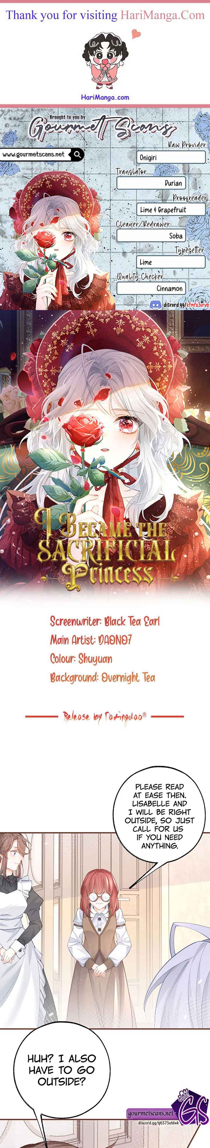 I Became the Sacrificial Princess Chapter 63 - Page 1