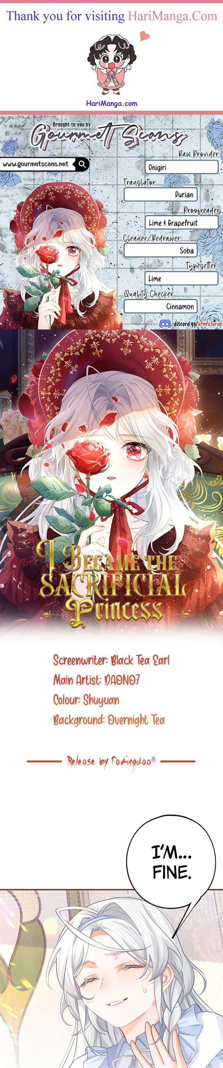 I Became the Sacrificial Princess Chapter 64 - Page 1