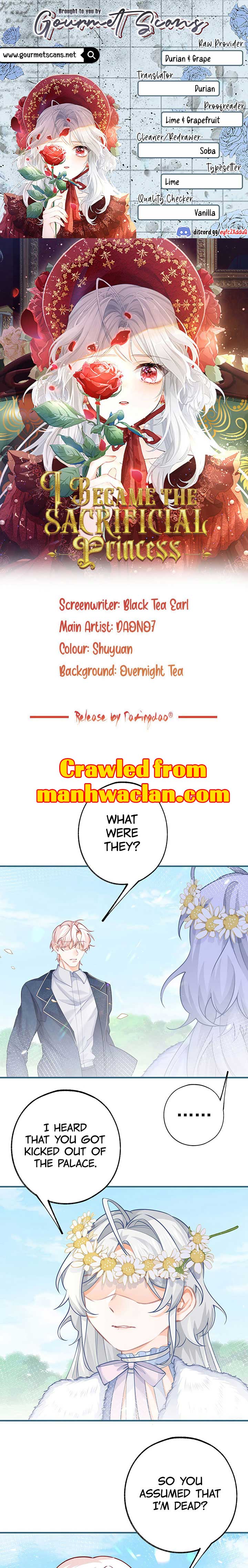 I Became the Sacrificial Princess Chapter 70 - Page 1