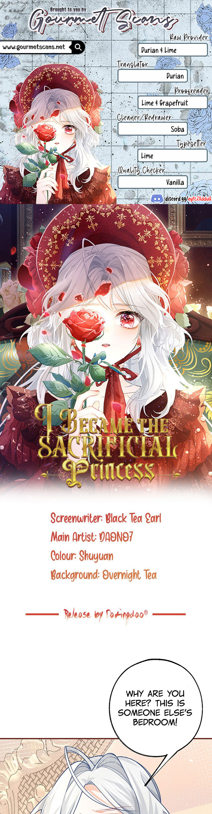 I Became the Sacrificial Princess Chapter 72 - Page 1