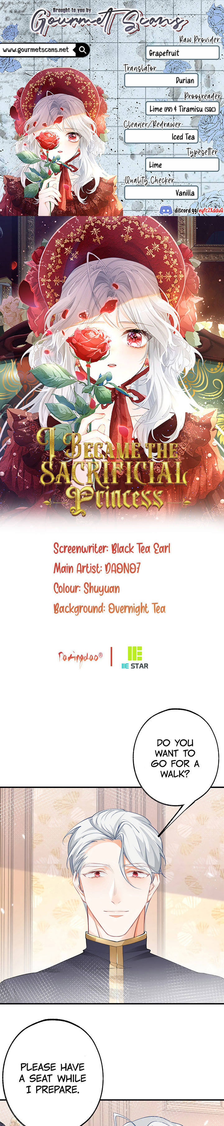 I Became the Sacrificial Princess Chapter 74 - Page 1