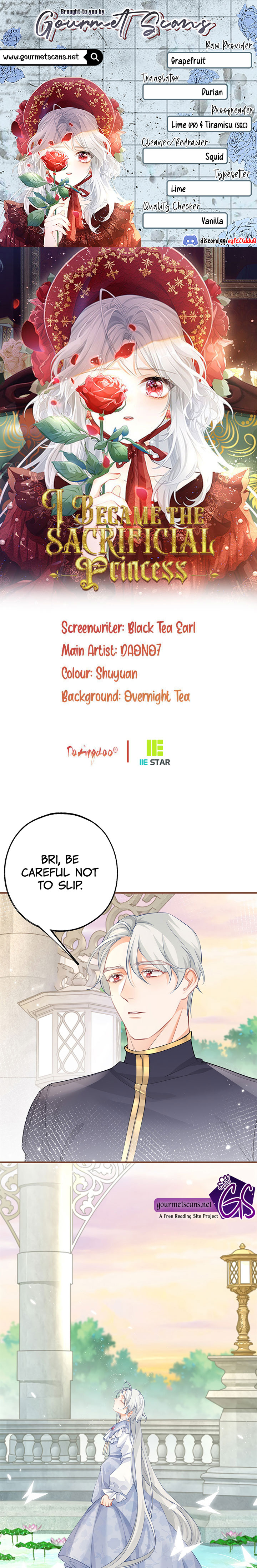 I Became the Sacrificial Princess Chapter 76 - Page 1