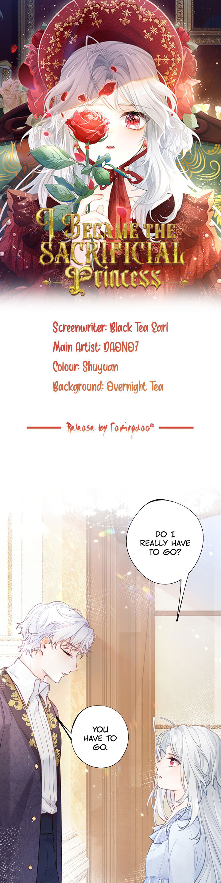 I Became the Sacrificial Princess Chapter 8 - Page 1