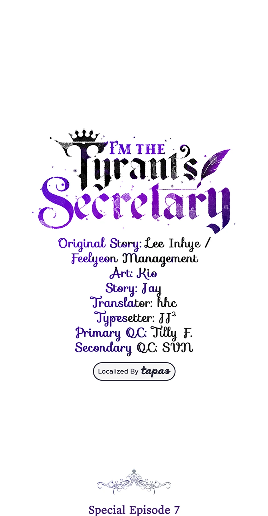 I Became the Tyrant’s Secretary Chapter 117 - Page 0