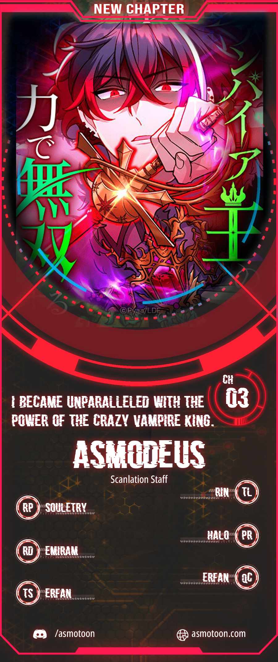 I Became Unparalleled With the Power of the Crazy Vampire King Chapter 3 - Page 0