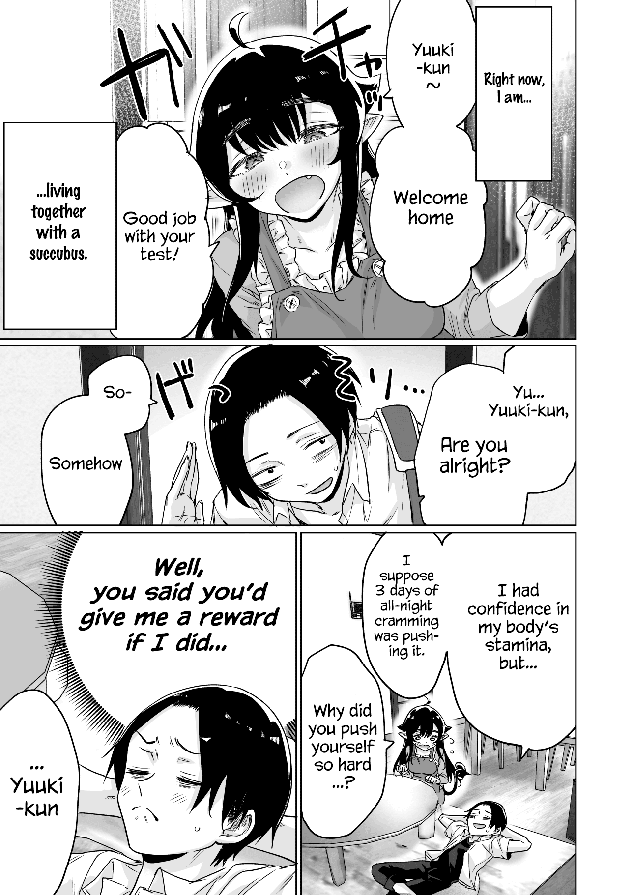 I Brought Home A Succubus Who Failed to Find a Job Chapter 10 - Page 1