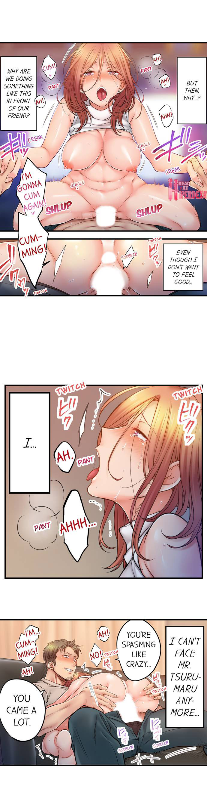 I Can’t Resist His Massage! Cheating in Front of My Husband’s Eyes Chapter 93 - Page 4