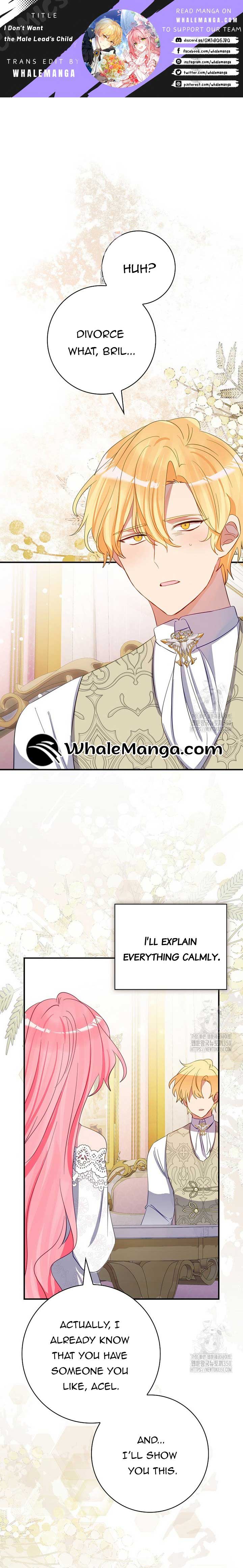 I Don’t Want the Male Lead’s Child Chapter 27 - Page 0