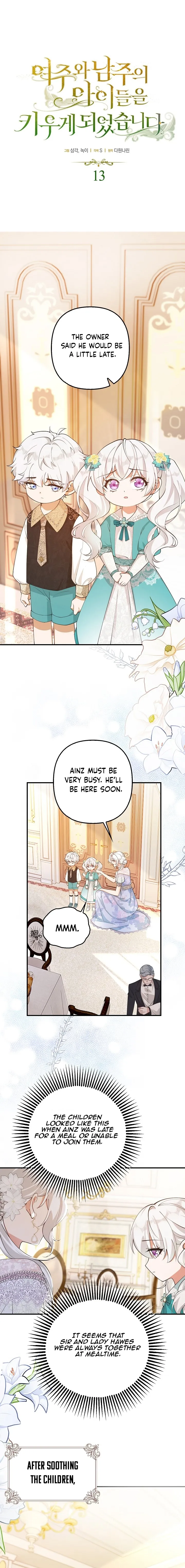 I Ended Up Raising the Children of the Female Lead and Male Lead Chapter 13 - Page 1