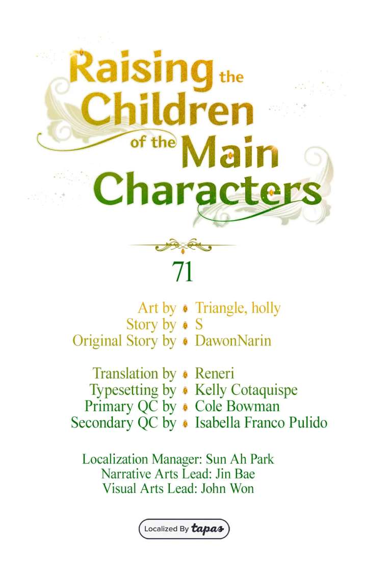 I Ended Up Raising the Children of the Female Lead and Male Lead Chapter 71 - Page 1