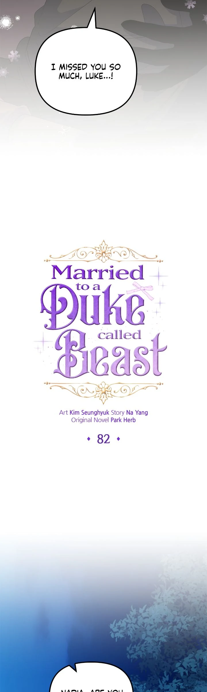 I Got Married to a Duke Called Beast Chapter 82 - Page 1