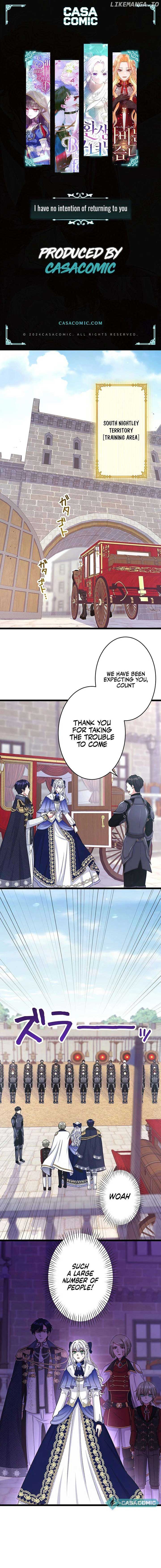 I Have No Intention of Returning to You! Chapter 15 - Page 0