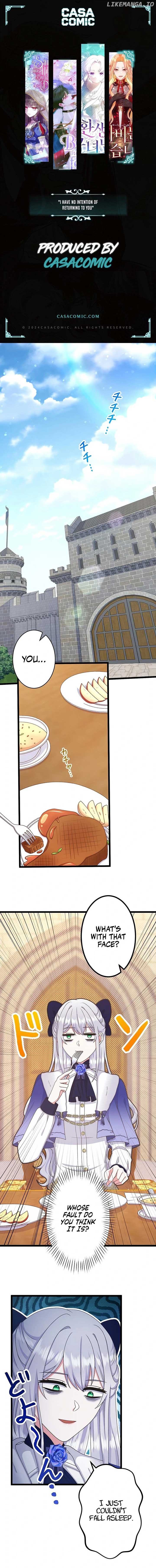 I Have No Intention of Returning to You! Chapter 20 - Page 0