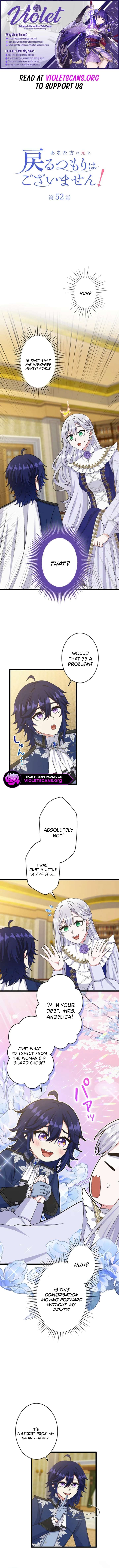 I Have No Intention of Returning to You! Chapter 52 - Page 1