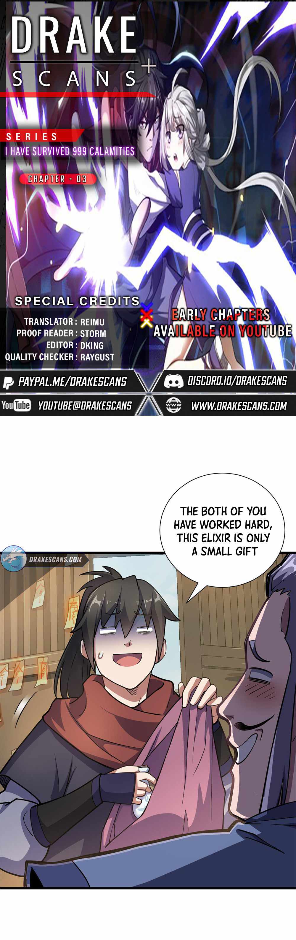 I Have Survived 999 Calamities Chapter 3 - Page 1