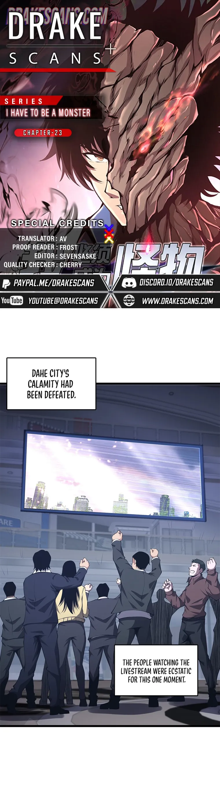 I Have to Be a Monster Chapter 23 - Page 0