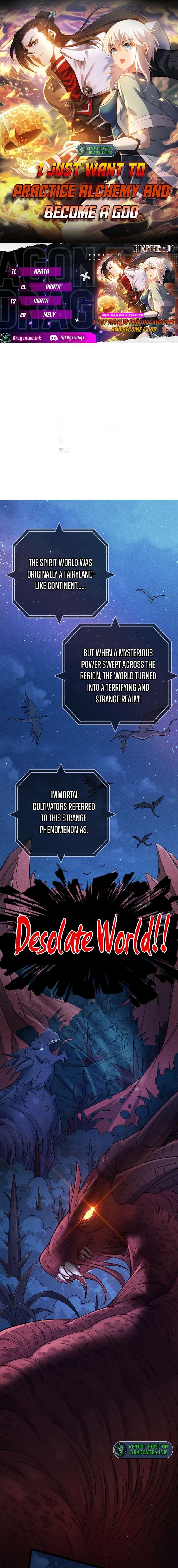 I Just Want to Practice Alchemy And Become A God Chapter 1 - Page 2