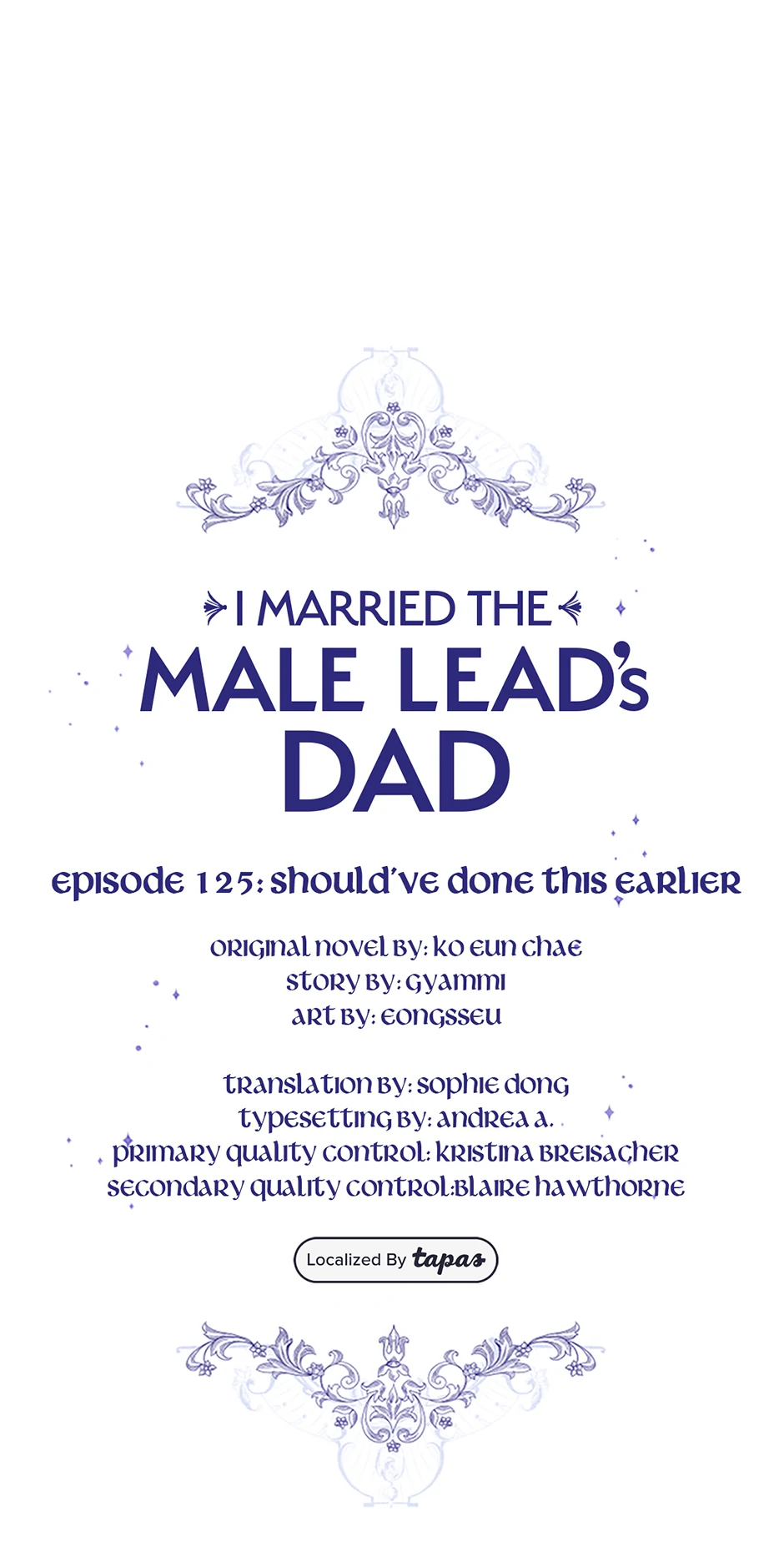 I Married the Male Lead’s Dad Chapter 125 - Page 0