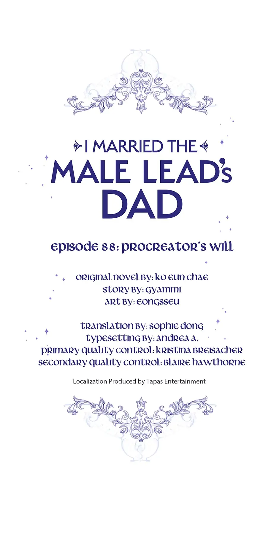 I Married the Male Lead’s Dad Chapter 88 - Page 1