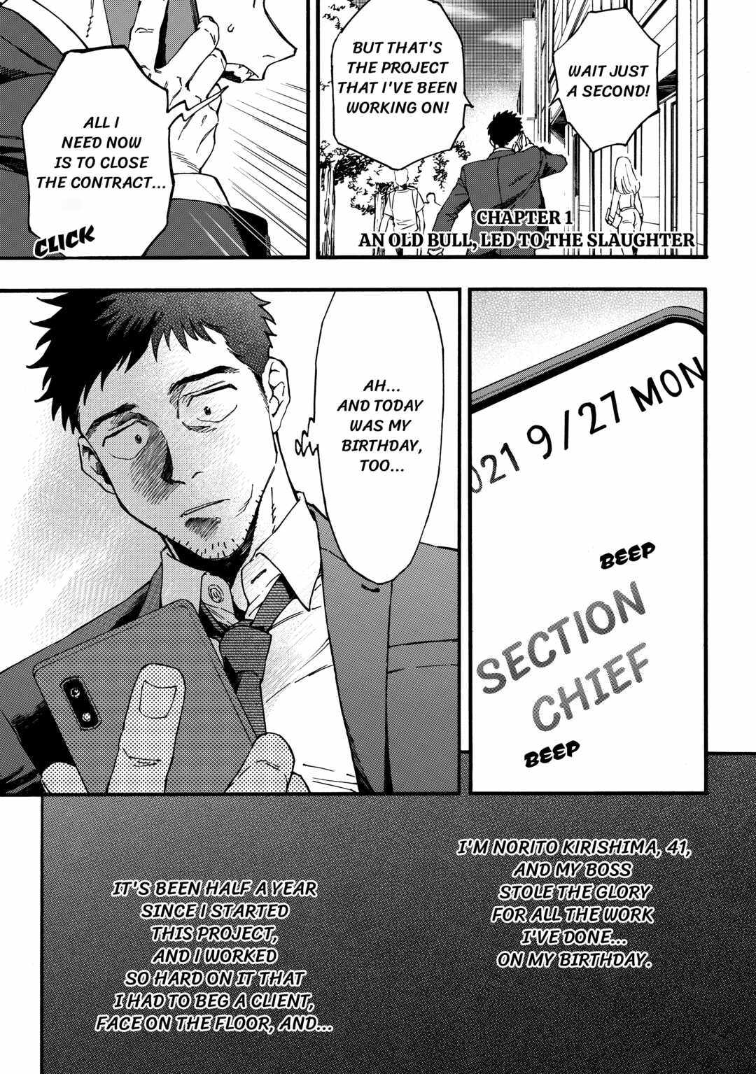 I May Be a Forty-something Old Guy, but Some Goddess Gave Me Nine Cheat Abilities! Chapter 1 - Page 1
