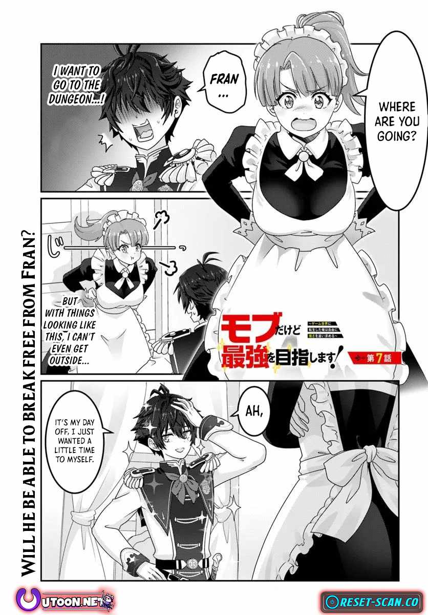 I May Just Be a Mob Character, but I’ll Aim to Be the Strongest! ~Reincarnated Into a Game World, I Strive for Power on My Terms~ Chapter 7 - Page 1