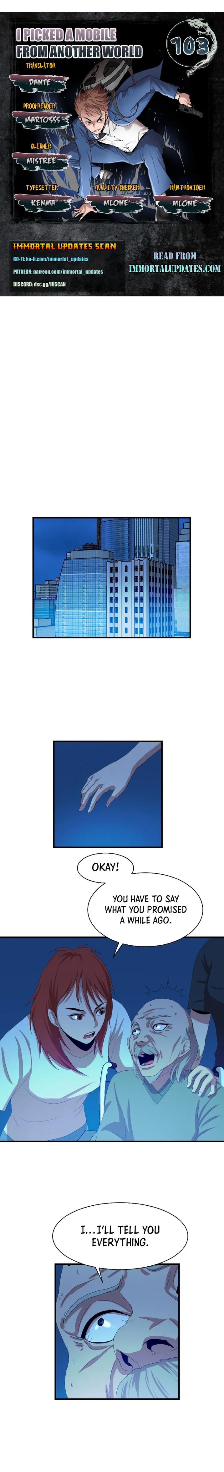I Picked a Mobile From Another World Chapter 103 - Page 0