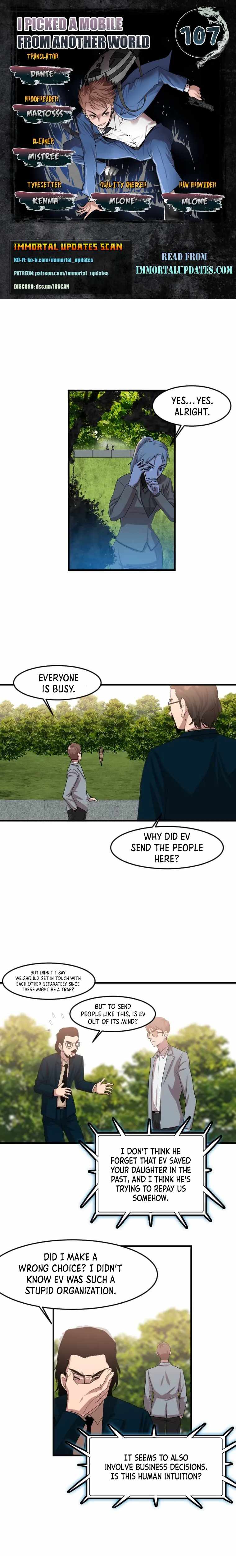 I Picked a Mobile From Another World Chapter 107 - Page 0