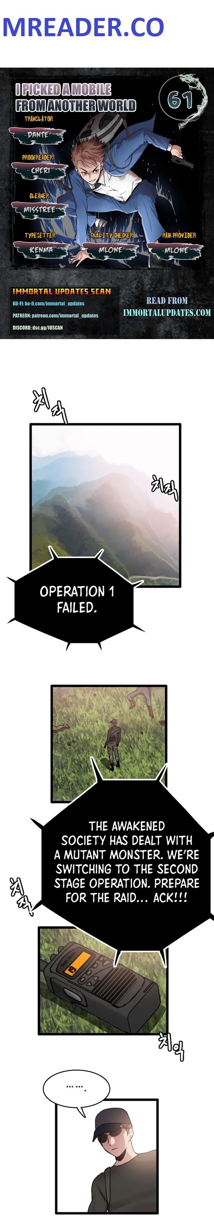 I Picked a Mobile From Another World Chapter 61 - Page 0