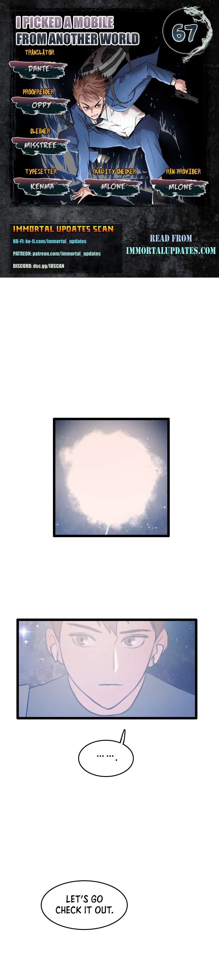 I Picked a Mobile From Another World Chapter 67 - Page 0