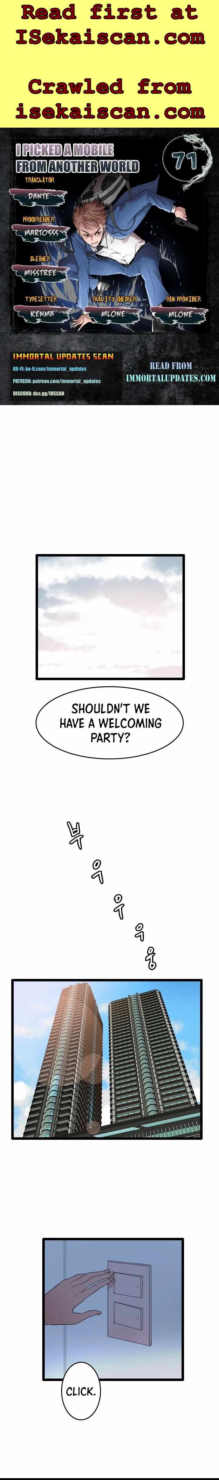 I Picked a Mobile From Another World Chapter 71 - Page 0