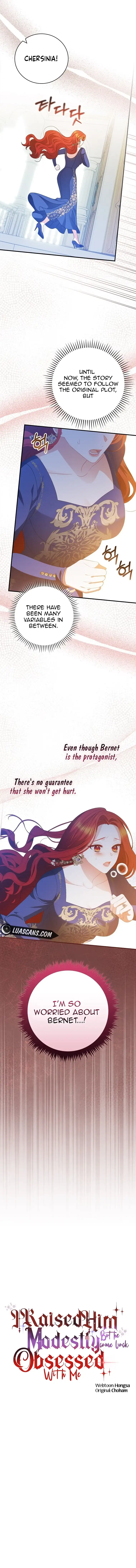 I Raised Him Modestly, But He Came Back Obsessed With Me Chapter 58 - Page 3