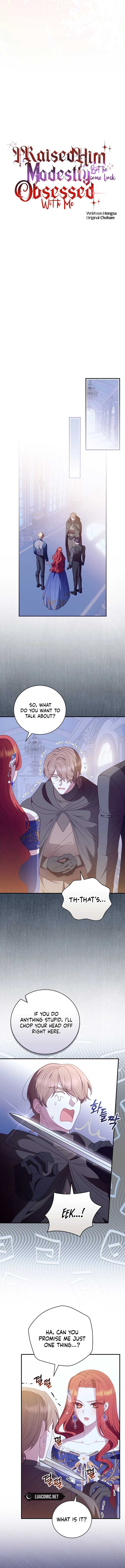 I Raised Him Modestly, But He Came Back Obsessed With Me Chapter 72 - Page 2