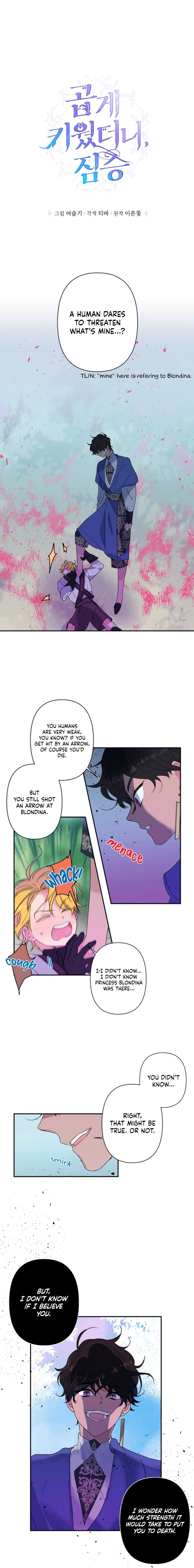 I Raised the Beast Well Chapter 6 - Page 0