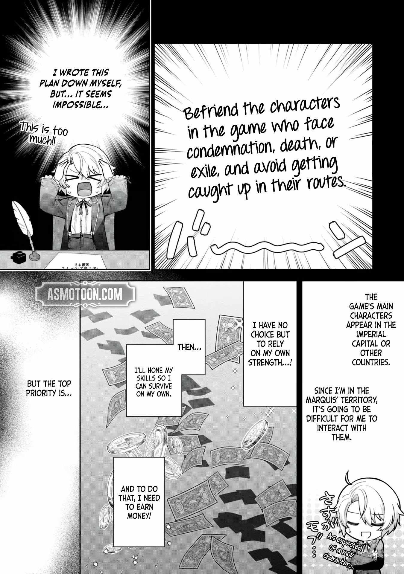 I Reincarnated as a Mob Villain in an Otome Game I was Bashing Away at, but I’m Gonna Live Straight Because I don’t Wanna be Condemned Chapter 1 - Page 41