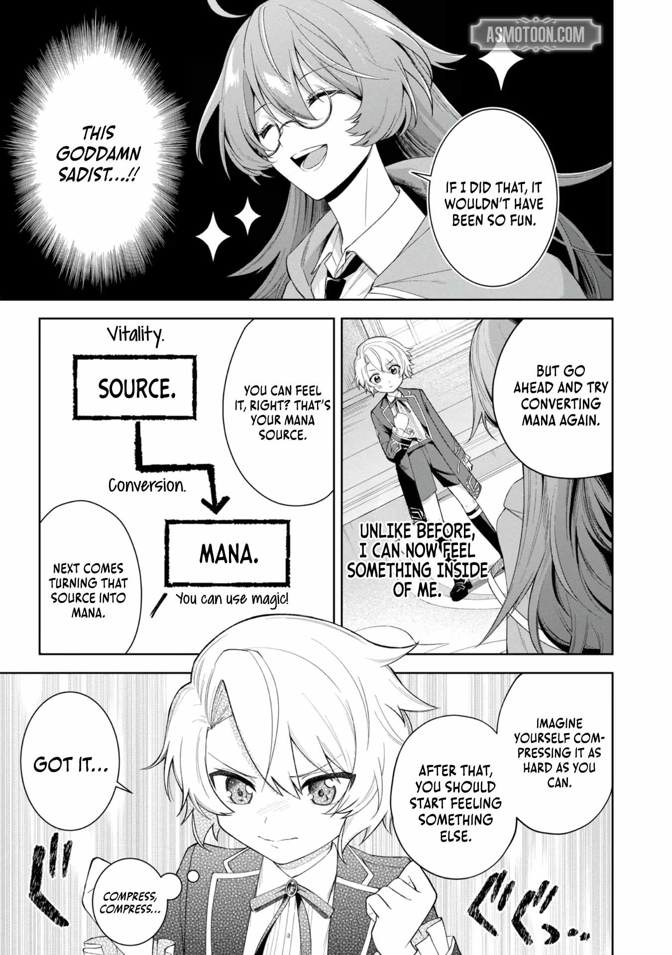 I Reincarnated as a Mob Villain in an Otome Game I was Bashing Away at, but I’m Gonna Live Straight Because I don’t Wanna be Condemned Chapter 3 - Page 12
