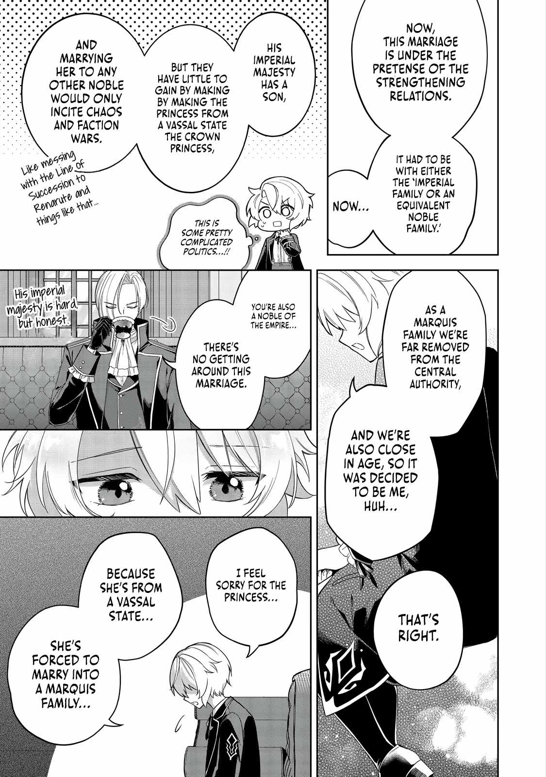 I Reincarnated as a Mob Villain in an Otome Game I was Bashing Away at, but I’m Gonna Live Straight Because I don’t Wanna be Condemned Chapter 8 - Page 22