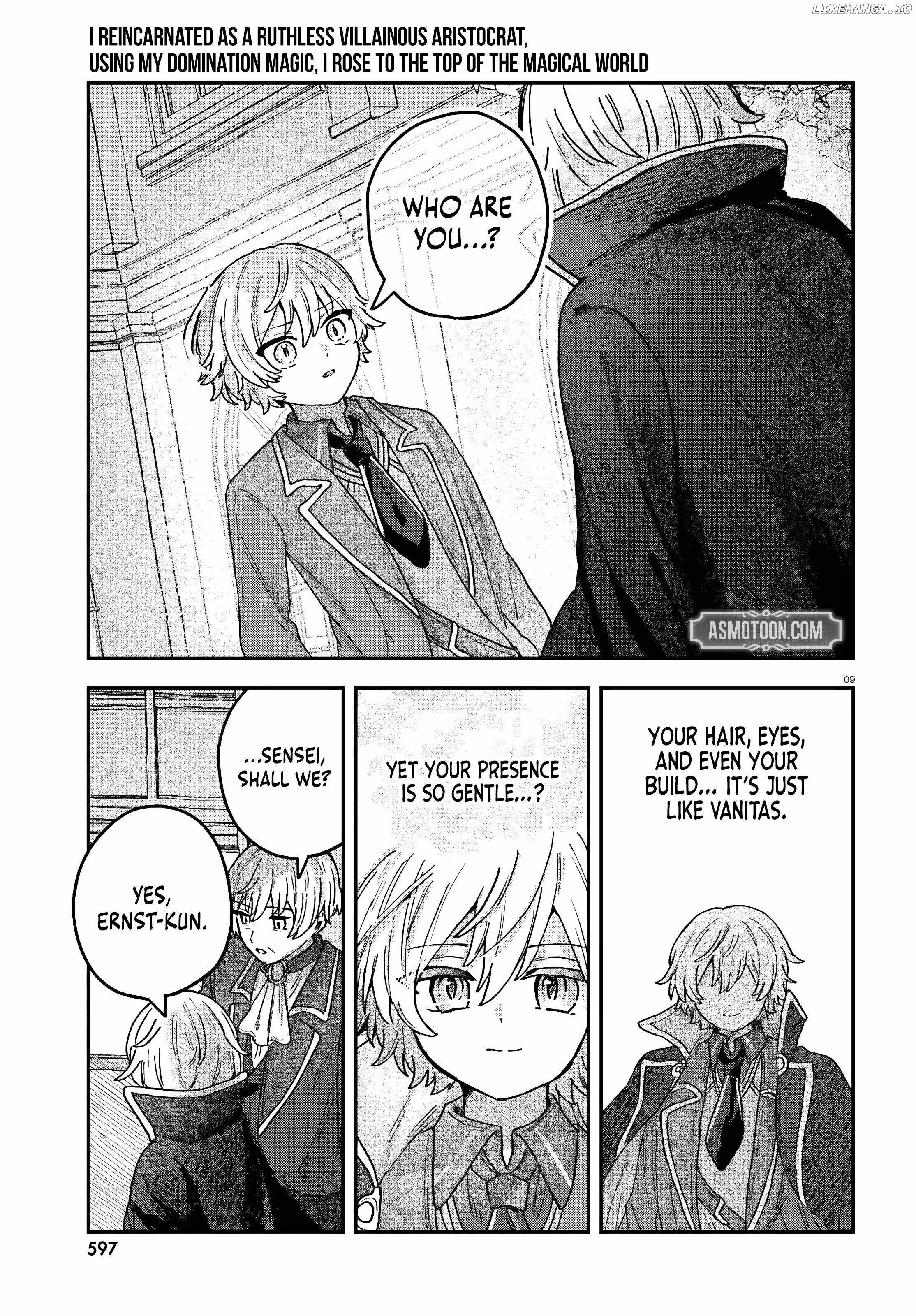 I Reincarnated as a Ruthless Villainous Aristocratic, Using My Domination Magic, I Rose to the Top of the Magical World Chapter 3.1 - Page 9