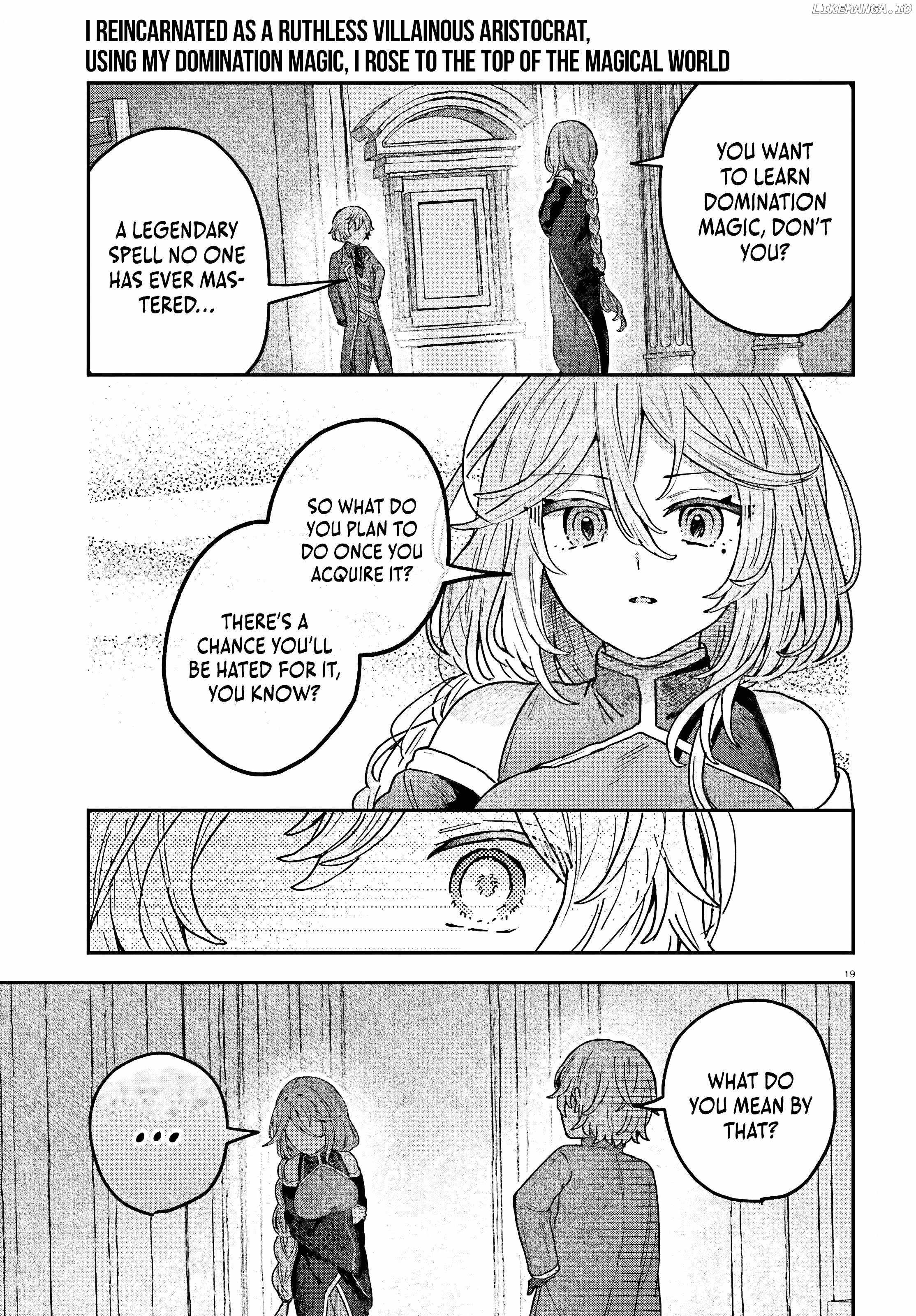 I Reincarnated as a Ruthless Villainous Aristocratic, Using My Domination Magic, I Rose to the Top of the Magical World Chapter 3.2 - Page 5