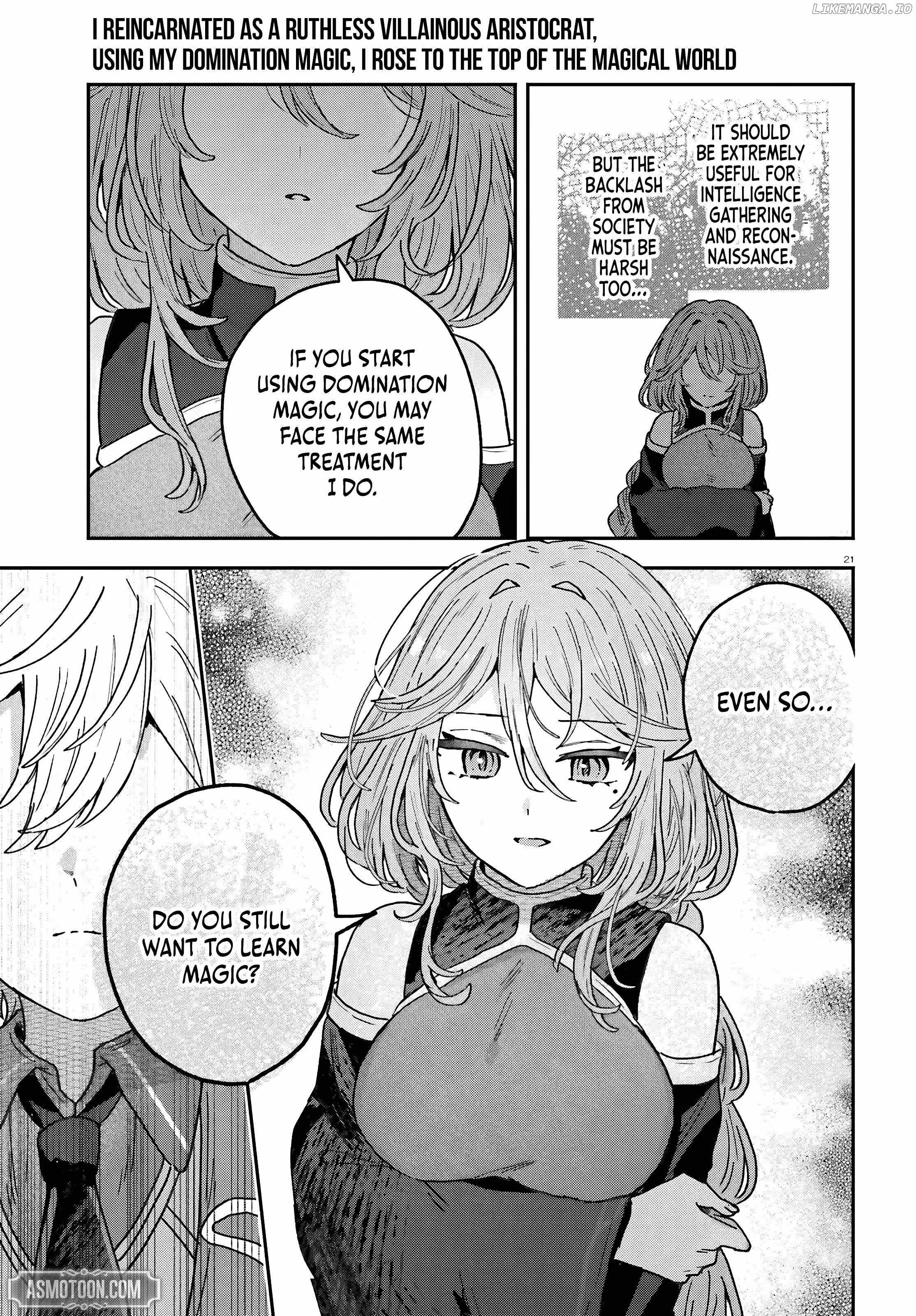 I Reincarnated as a Ruthless Villainous Aristocratic, Using My Domination Magic, I Rose to the Top of the Magical World Chapter 3.2 - Page 7