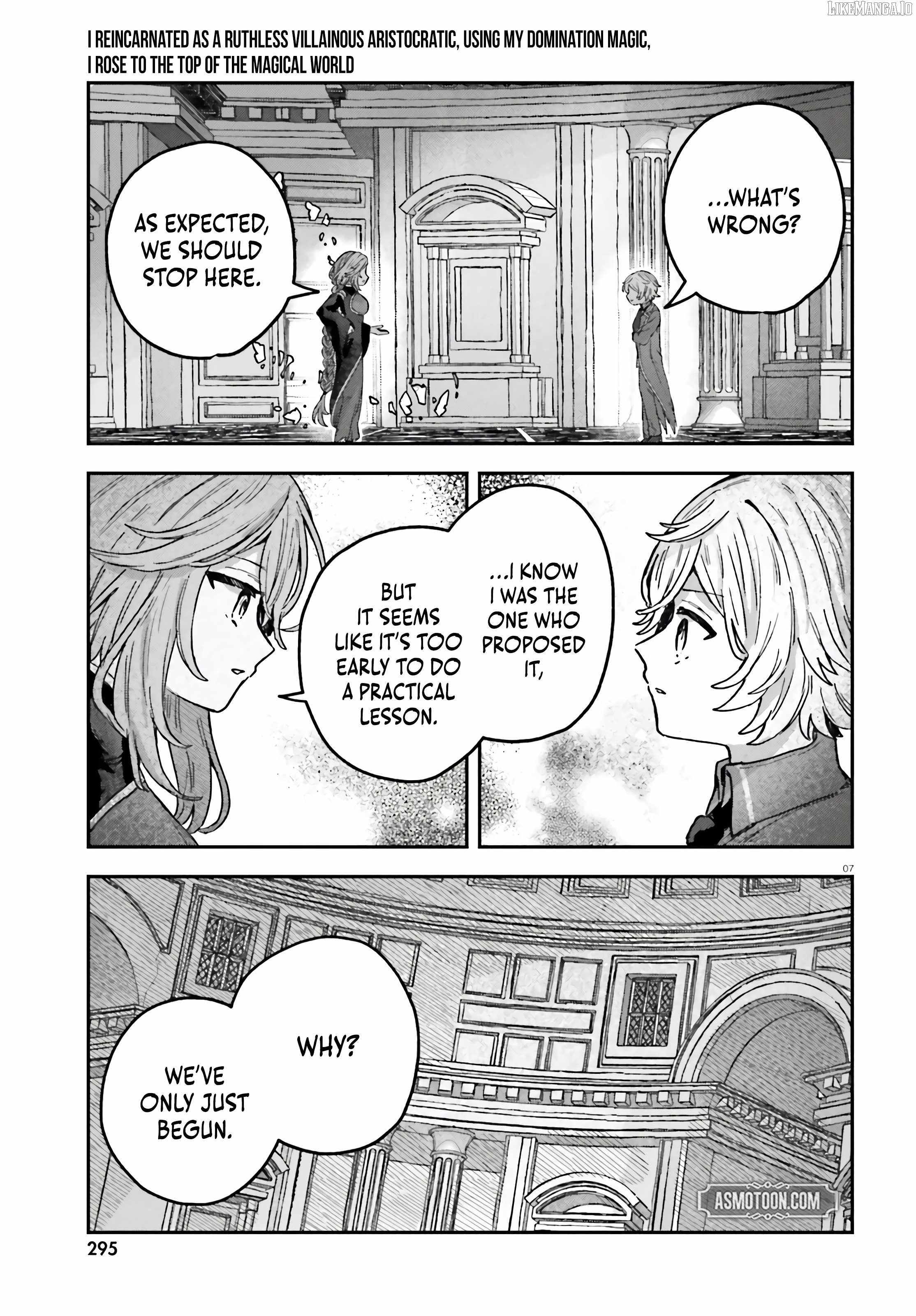 I Reincarnated as a Ruthless Villainous Aristocratic, Using My Domination Magic, I Rose to the Top of the Magical World Chapter 4.1 - Page 8