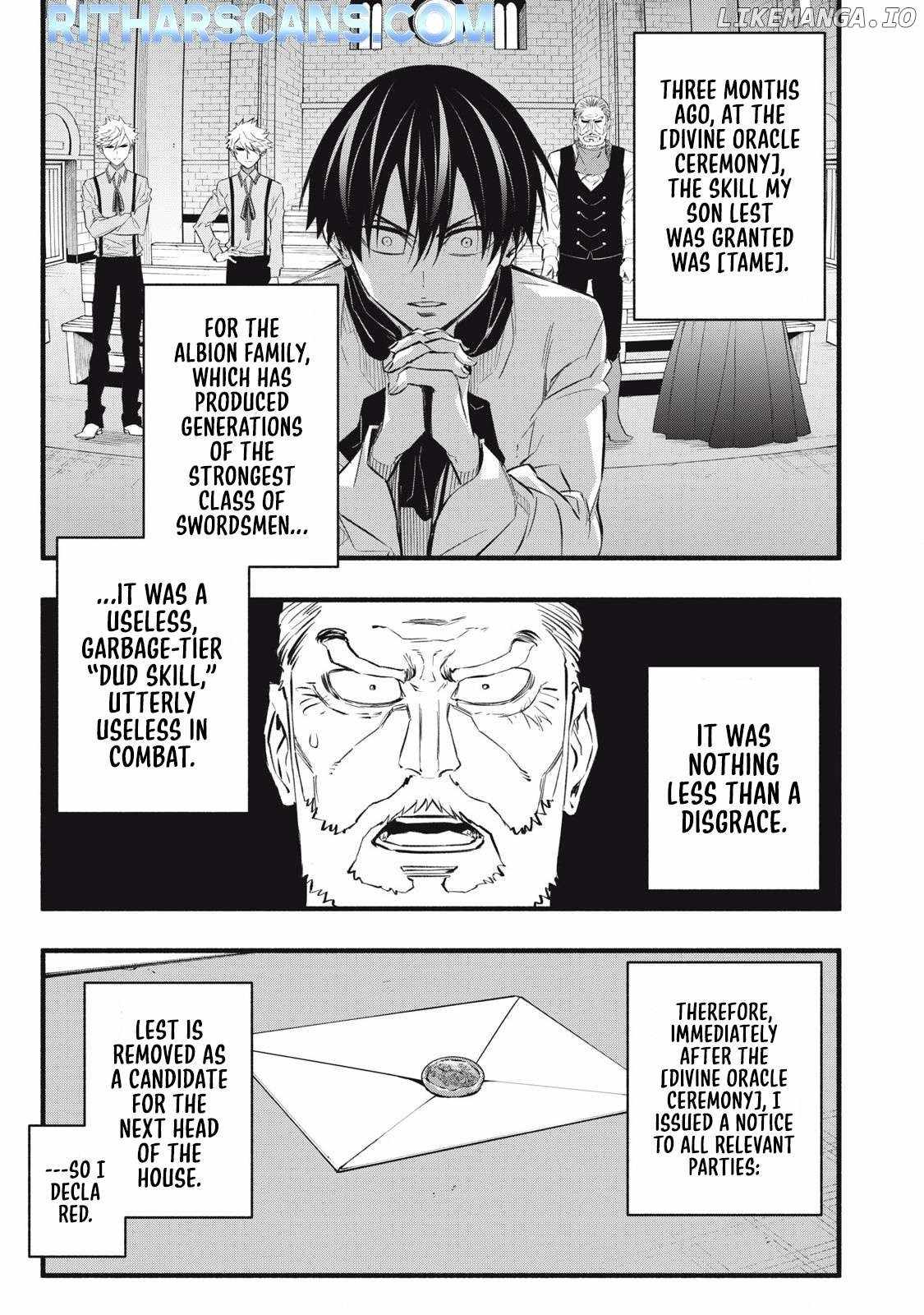 I Reincarnated as a Villainous Noble Who Died in the Mid Game, so I Used the Useless Skill “Tame” to Become the Strongest Chapter 10 - Page 2