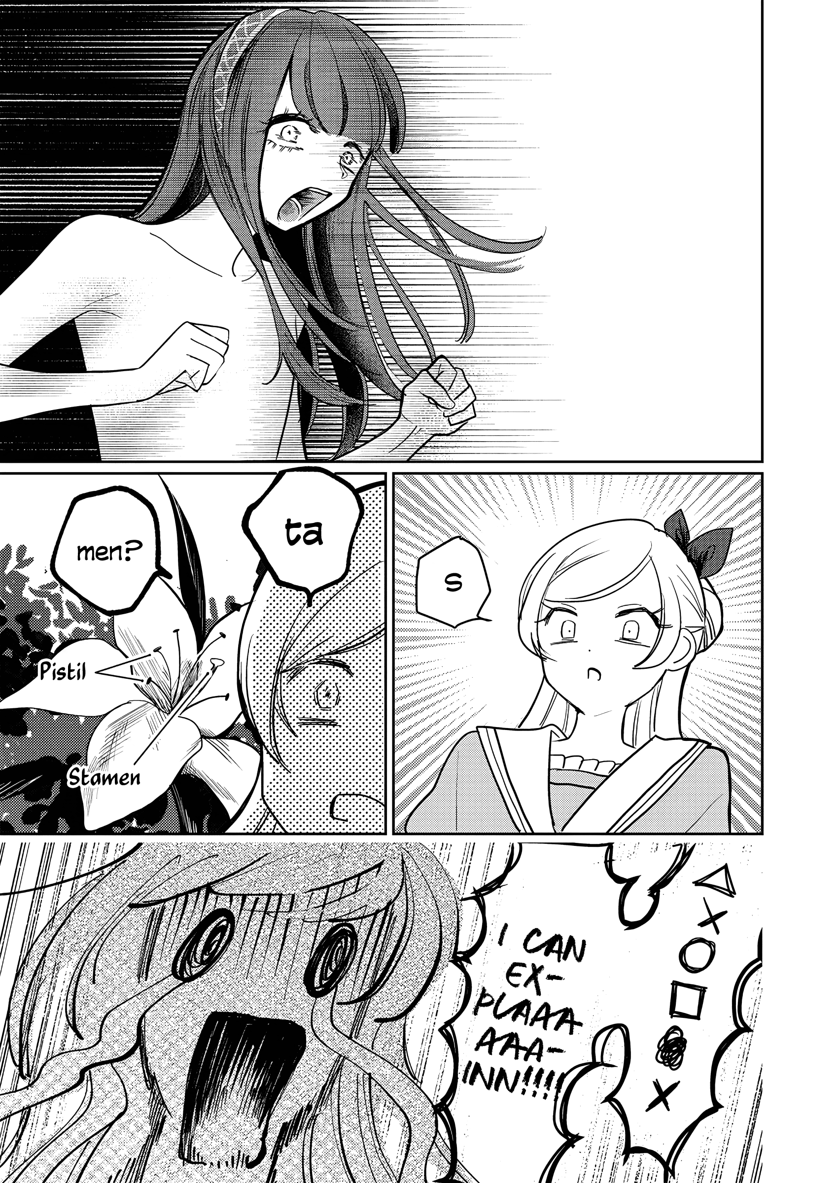 I Reincarnated as the Heroine in a Yuri Game, but for Some Reason That Thing was Still There! Chapter 1 - Page 22